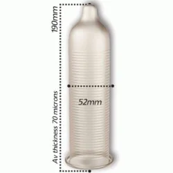 Pasante - Saco Efeito Refrigerante De Preservativos 144 Unidades