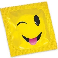 Pasante - Saco De Preservativos Smiley 144 Unidades
