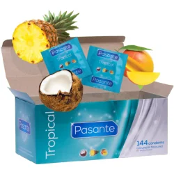 Pasante - Preservativos Sabores Tropicais 144 Unidades