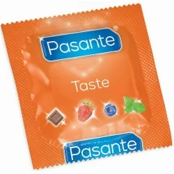 Pasante - Saco De Preservativos Sabor Blueberry 144 Unidades