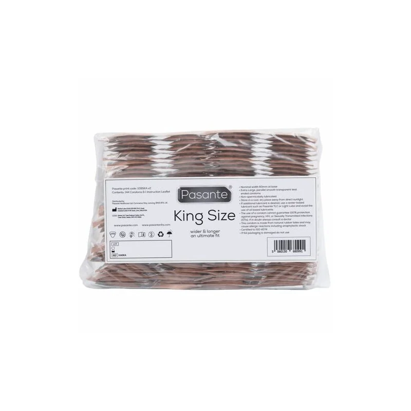 Pasante - Saco De Preservativos King Size 144 Unidades