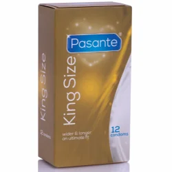 Pasante - Preservativos King MS Longo E Largura 12 Unidades