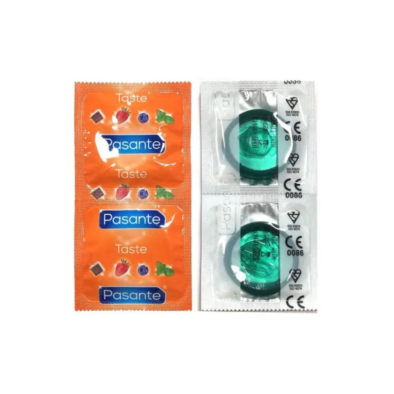 Pasante - Saco De Preservativos Sabor Hortelã 144 Unidades