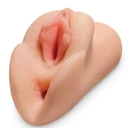 Masturbador Duplo Perfeito Para Vagina E Ânus Naturais