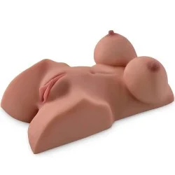 Torso Feminino Masturbador Com Dupla Entrada