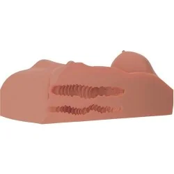 Torso Feminino Masturbador Com Dupla Entrada