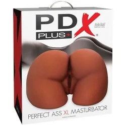 Perfect Ass Xl Dupla Entrada Marrom Masturbador
