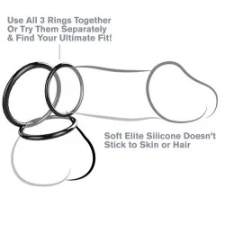 Conjunto De Anéis De Silicone Stamina