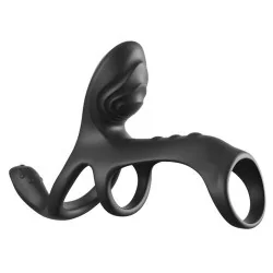 Anel Vibratório Para Casais- Gaiola Definitiva Para Casais- Tamanho Máximo De 19,5 Cm