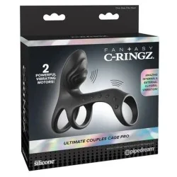 Anel Vibratório Para Casais Ultimate Couples Cage Pro 19,5 Cm
