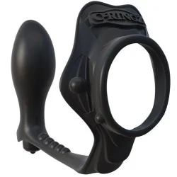 Anel Aumentativo De Ereção Com Plug Anal