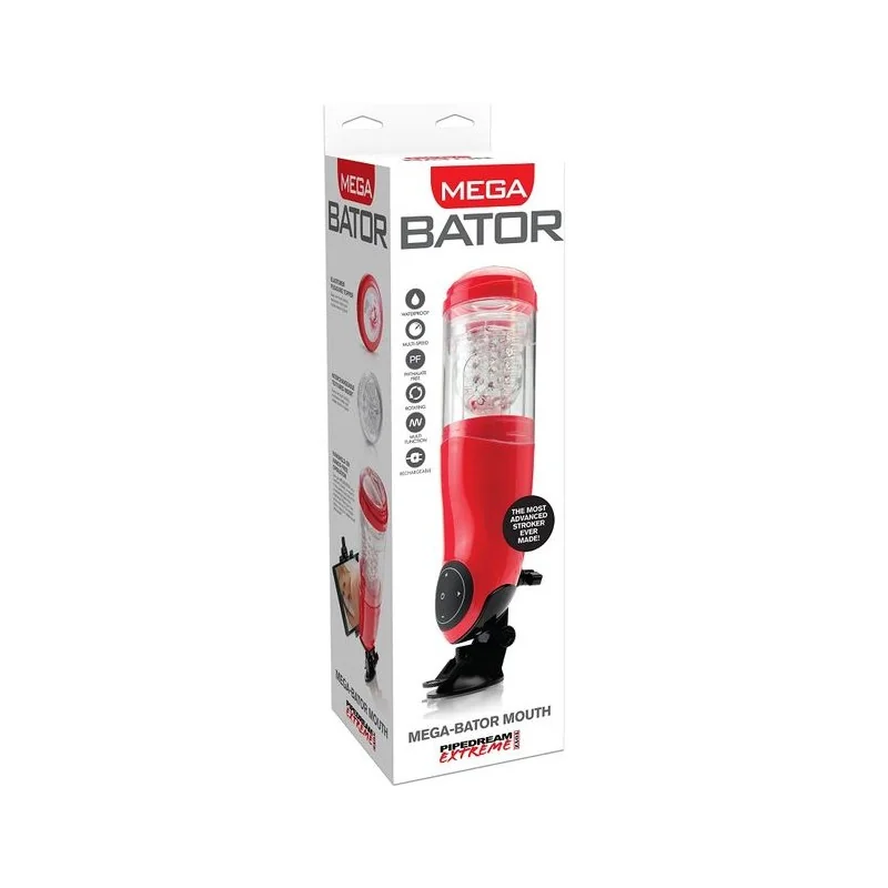 Mega - Bator Vibratório Rotativo - Masculino Automático Recarregável