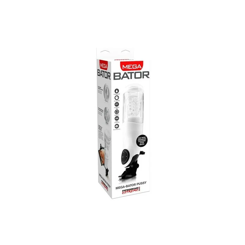 PDX Mega Bator USB Masturbador Masculino Vagina Branca