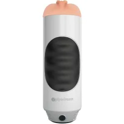 Masturbador Vibratório Masculino Fanta Flesh Com 10 Modos De Vibração
