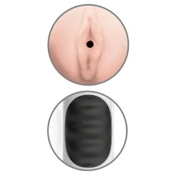 Masturbador Vibratório Masculino Fanta Flesh Com 10 Modos De Vibração