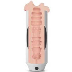 Masturbador Vibratório Masculino Fanta Flesh Com 10 Modos De Vibração