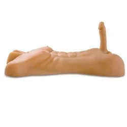 Torso Masculino Realista Tamanho XXL Com Pênis 20 Cm E Textura Realista Fantaflesh