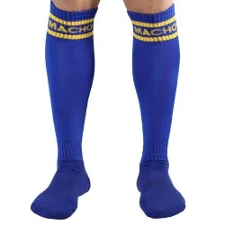 Meias Masculinas Compridas - Tamanho Único - Azul