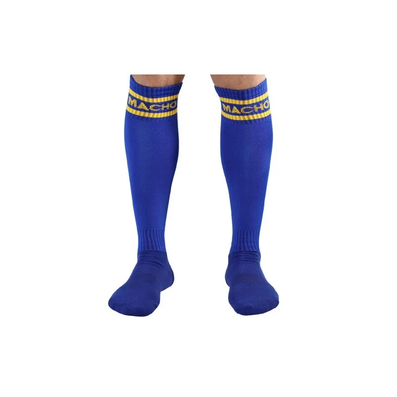 Meias Masculinas Compridas - Tamanho Único - Azul