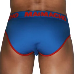 Mch005 Slip Clássico Azul + Vermelho P