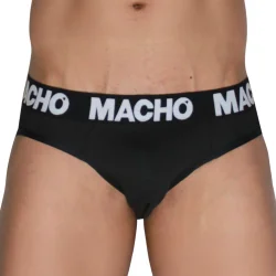 Mch007 Slip Clássico Preto + Preto P