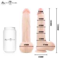 Bruce L Dildo De Silicone 23 CM -Ø- 5,2 CM
