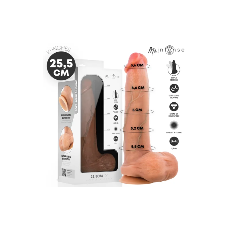 Bruce XL Dildor De Silicone 25,5 CM -Ø- 5,5 CM