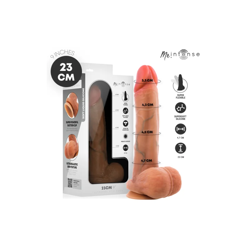 Gary L Dildo De Silicone 23CM - Ø- 4,7 CM