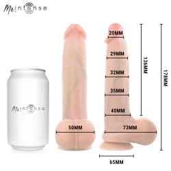 Bruce S Dildo De Silicone 17,8 CM -Ø- 4 CM