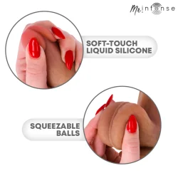 Bruce S Dildo De Silicone 17,8 CM -Ø- 4 CM
