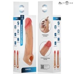 Capa De Silicone Para Pênis Simon L 16 CM -Ø- 4,5 CM