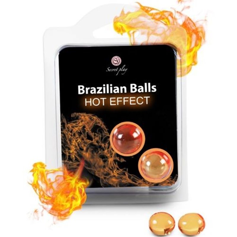 Secret Play Bolas Explosivas Brazilian Balls Efeito Calor x2