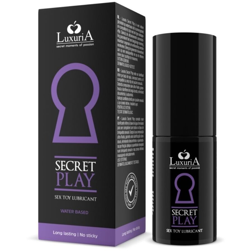 Luxuria Lubricante para Sex Toys Secret Play 30ml