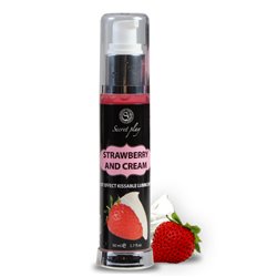 Secret Play Hot Effect Strawberry with Cream Lubricant 50ml