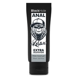 Black Hole Lubrificante Anal à Base de Água Extra Dilatação 70ml