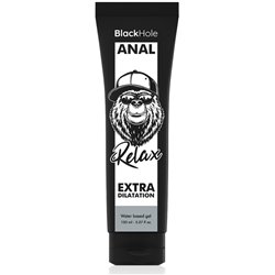 Black Hole Lubrificante Anal à Base de Água Extra Dilatação 150ml