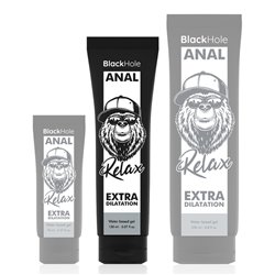 Black Hole Lubrificante Anal à Base de Água Extra Dilatação 150ml