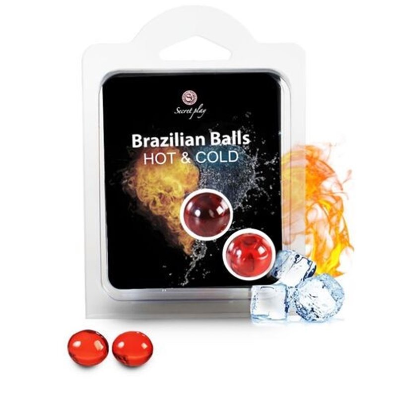 Secret Play Bolas Explosivas Brazilian Balls Efeito Calor/Frio x2