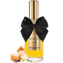 Bijoux Indiscrets Óleo Massagem Beijável com Efeito Calor Light My Fire Caramelo e Sal Marinho 100ml