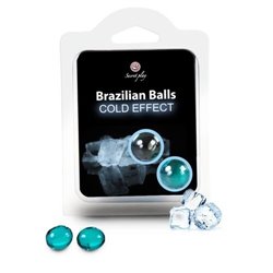 Secret Play Brazilian Balls Efeito Frio 2 Unidades