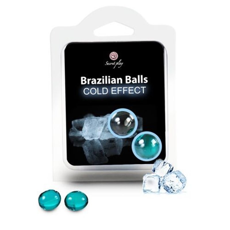 Secret Play Brazilian Balls Efeito Frio 2 Unidades