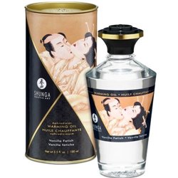 Shunga Óleo de Efeito Calor Baunilha 100ml