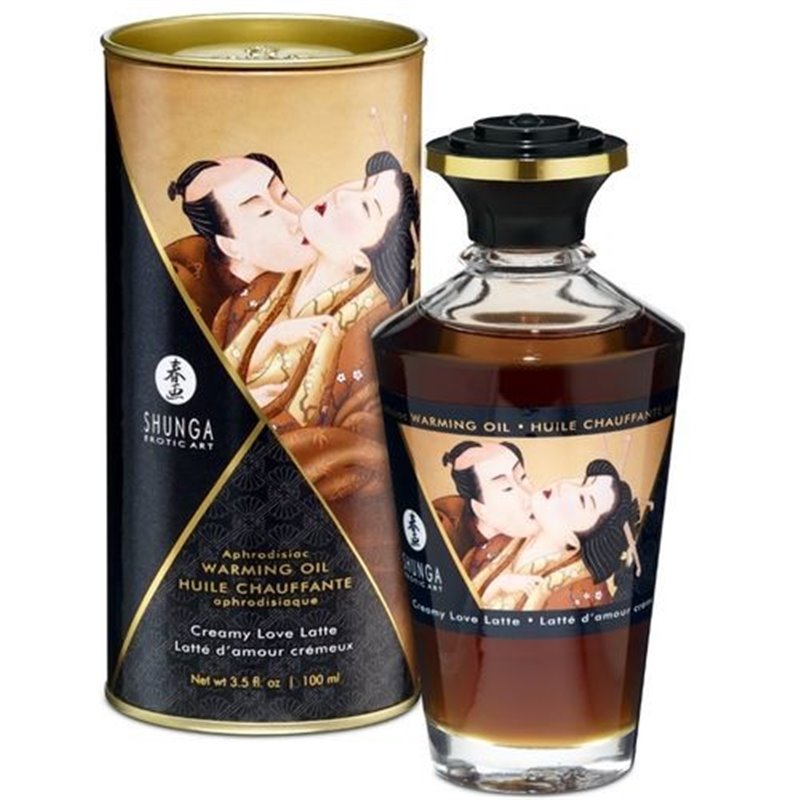 Shunga Óleo de Efeito Calor Love Latte 100ml