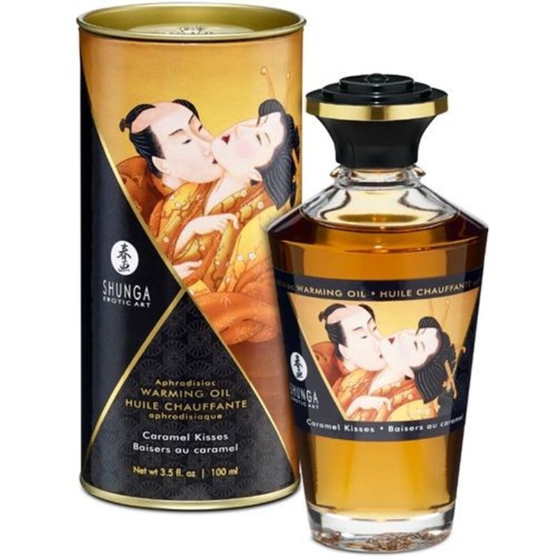 Shunga Óleo de Efeito Calor Caramelo 100ml