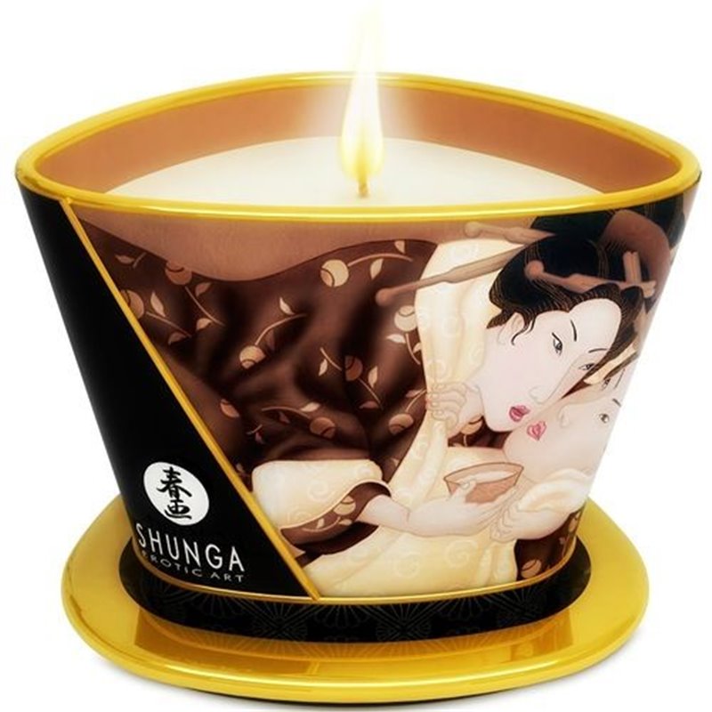 Shunga Vela Massagem Excitation Chocolate 170ml