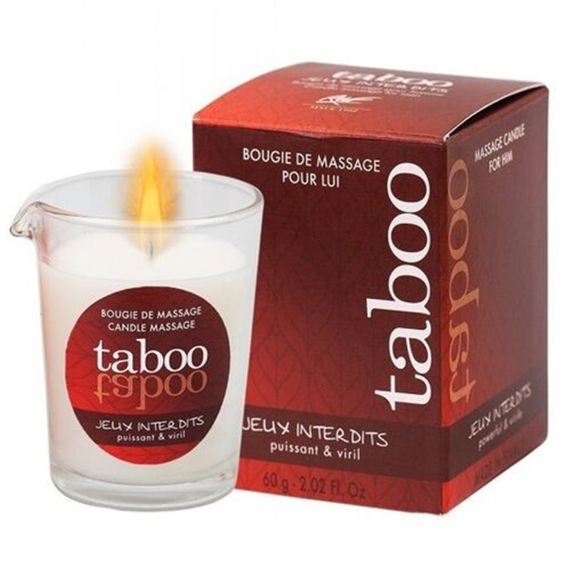 Ruf Vela de Massagem Taboo para Homem Jeux Interdits 60GR