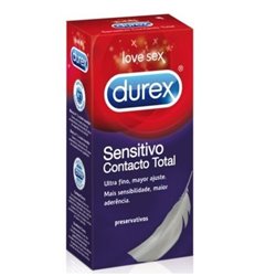 Durex Preservativos Sensitivo Contacto Total x6