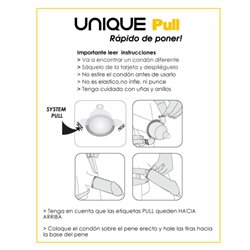 UNIQ Preservativos Colocação Rápida Pull 3 Unidades