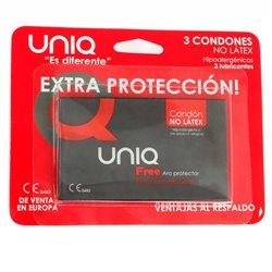 UNIQ Preservativos Com Anel S/ Latex Extra Protecção 3 Unidades