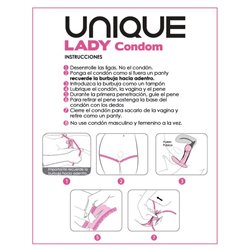 UNIQ Preservativos Feminino S/ Latex Lady Condom 3 Unidades